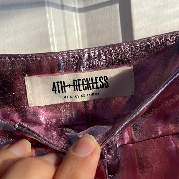 4TH RECKLESS Metallic Pants - Picture 7 of 10